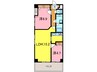 suiteS 2LDKの間取り