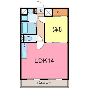 間取図 メゾン・ドはぼたん