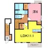 さくらＡ 1LDKの間取り