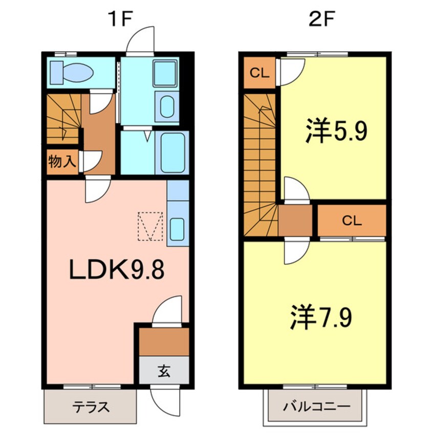 間取図 ラフィーネA