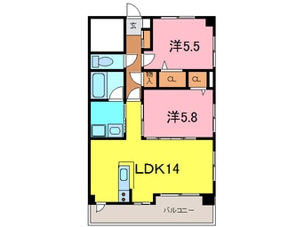 間取図 カーサグランデ