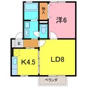 シャルム上重原Aの間取図