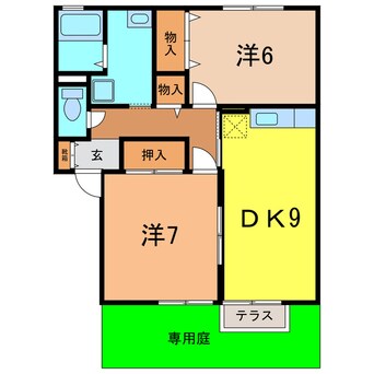 間取図 レジデンス大岡