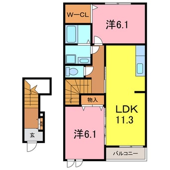 間取図 Ａuthority　Ｋ　Ⅸ