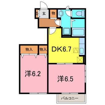 間取図 コンフォートタウンⅠ