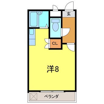 間取図 コーポアップル