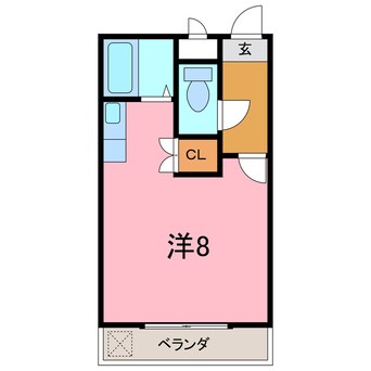 間取図 コーポアップル