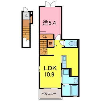 間取図 フォンテ泉田