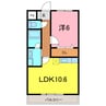 プリミエール桜 1LDKの間取り