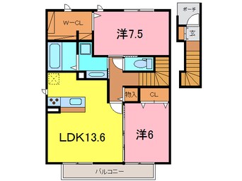 間取図 コウジィーコート城南