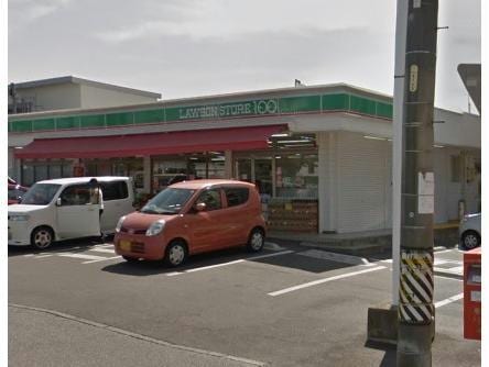 ローソンストア100岡崎牧御堂店(コンビニ)まで355m アクアヒルズ