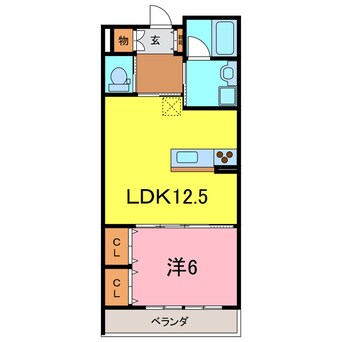 間取図 Ｋ・ラルジェ