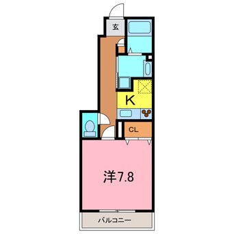 間取図 リーブル　ウィステリア