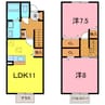 グレイス池田 2LDKの間取り