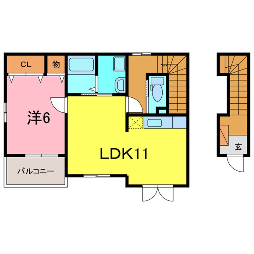 間取図 ウエスト・ピア