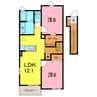 サピーⅡ 2LDKの間取り