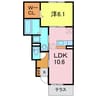 プレイスメゾン 1LDKの間取り