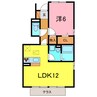 ノーベル 1LDKの間取り