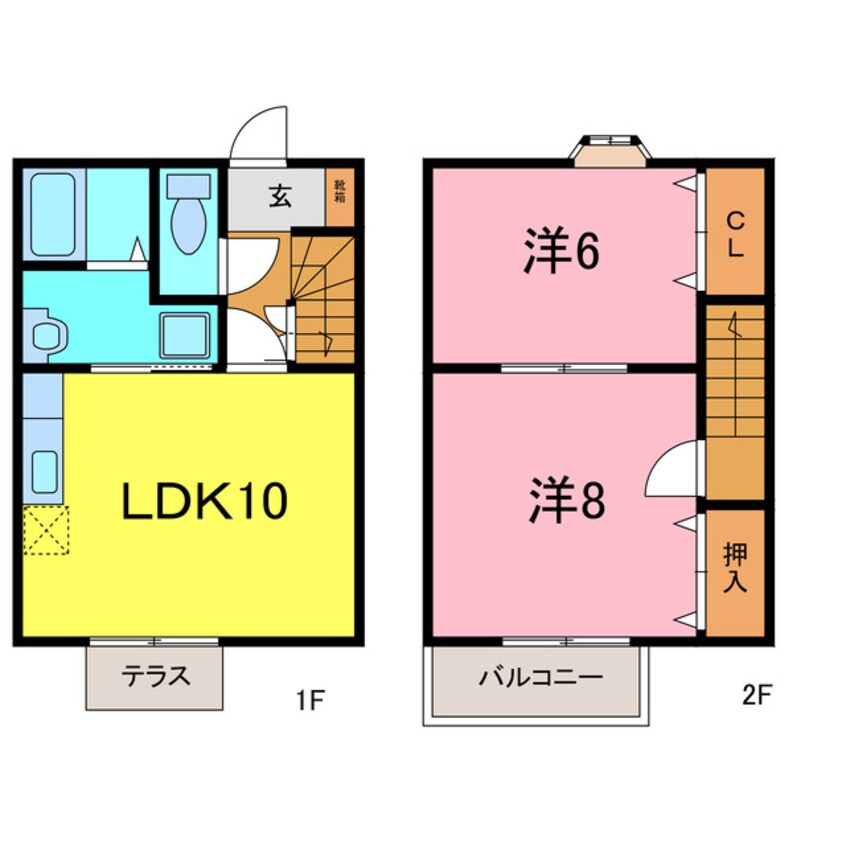 間取図 Clair　野田