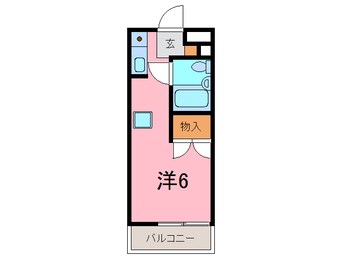 間取図 サニーハウス宇頭A棟