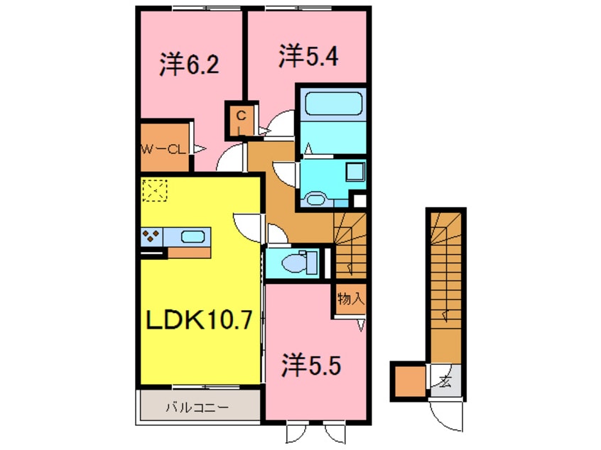 間取図 グランシャリオ