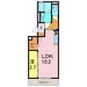 アンセム 1LDKの間取り