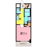 ロイヤルレジデンス 1Kの間取り