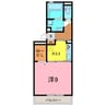 さくら 1Kの間取り