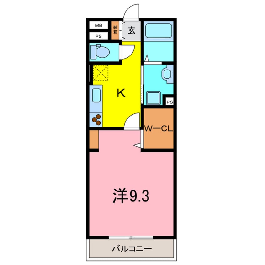 間取図 パストラーレ富士松