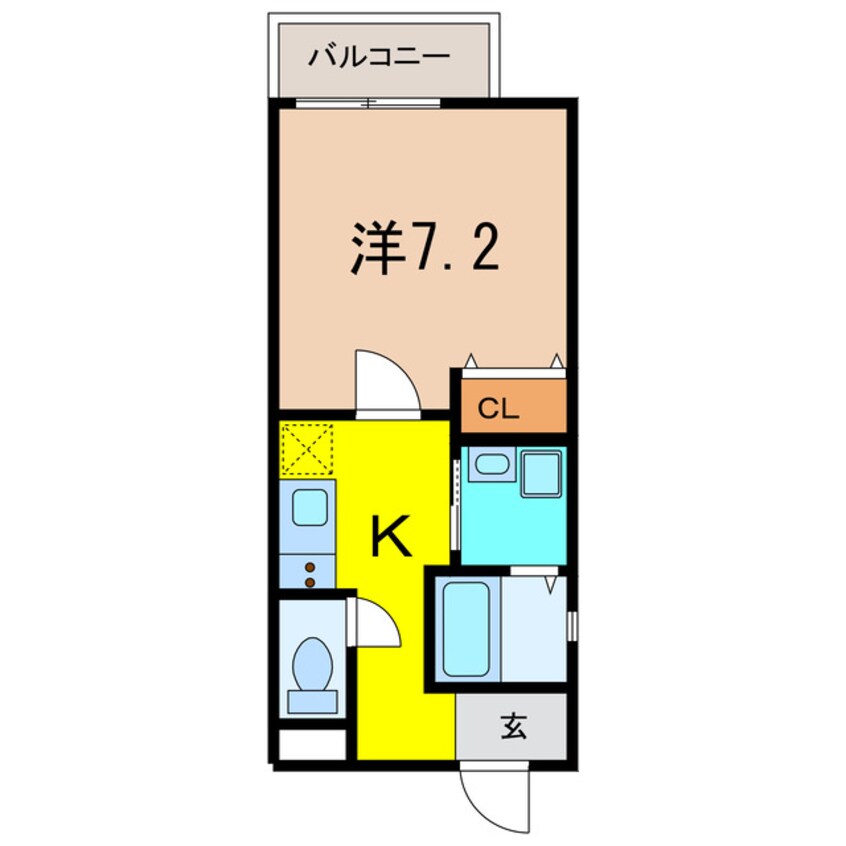 間取図 Casa Avenue Kariya