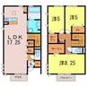 クオーレ小山 3LDKの間取り
