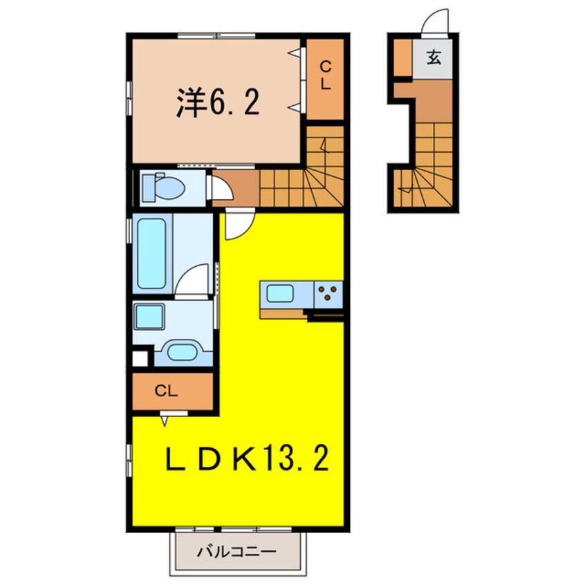 間取図 Ｎオーサ