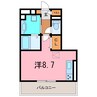 トレス　ピノ 1Rの間取り