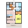 トレス　ピノ 1DKの間取り
