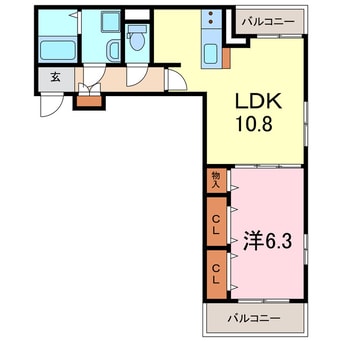 間取図 ルミェル・ココ