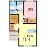 S＆E　Ⅰ 1LDKの間取り
