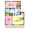 ボレアス 2LDKの間取り