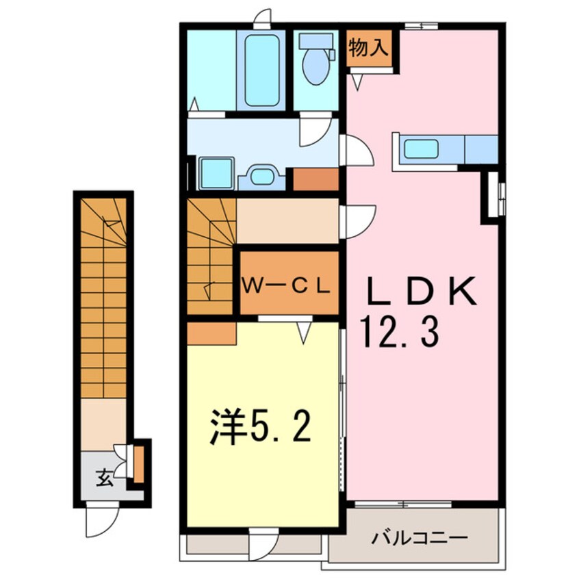 間取図 カサブランカ