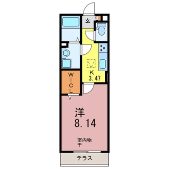 間取図 D-room甲山寺