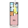 D-room甲山寺 1Kの間取り