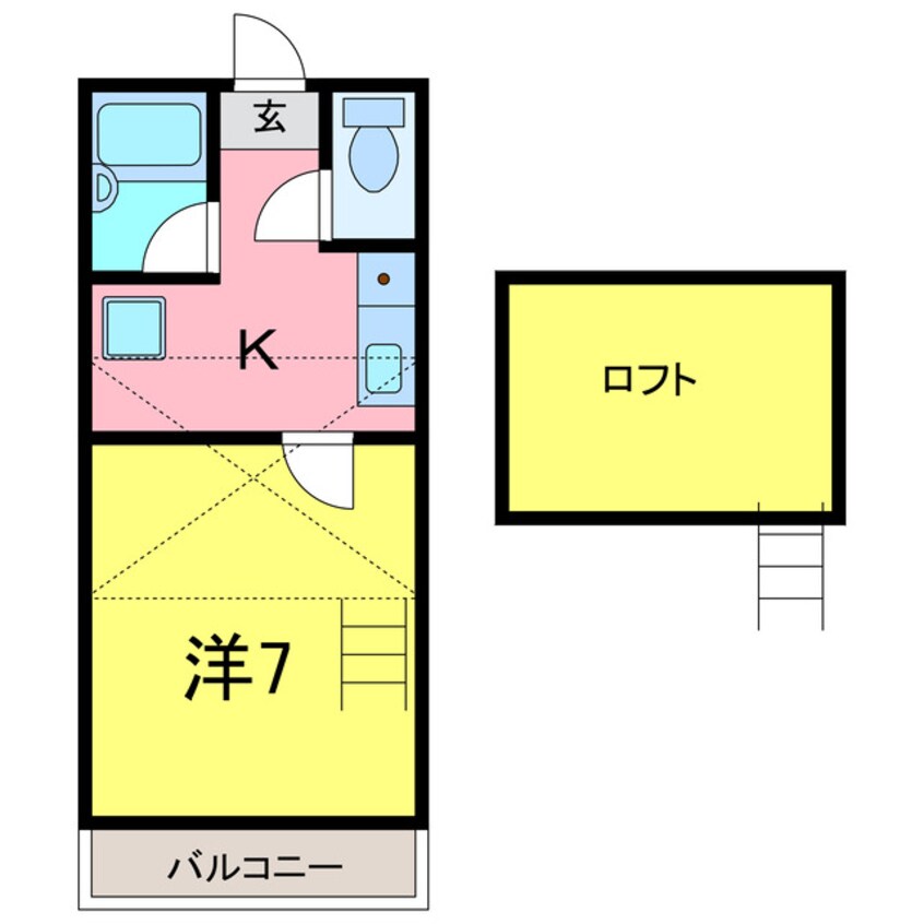 間取図 アイリス八幡