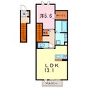ヴィラ・クオーレⅡ　Ａ棟の間取図