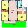 セジュール碧　Ａ 3LDKの間取り