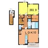 セシルⅢ 1LDKの間取り