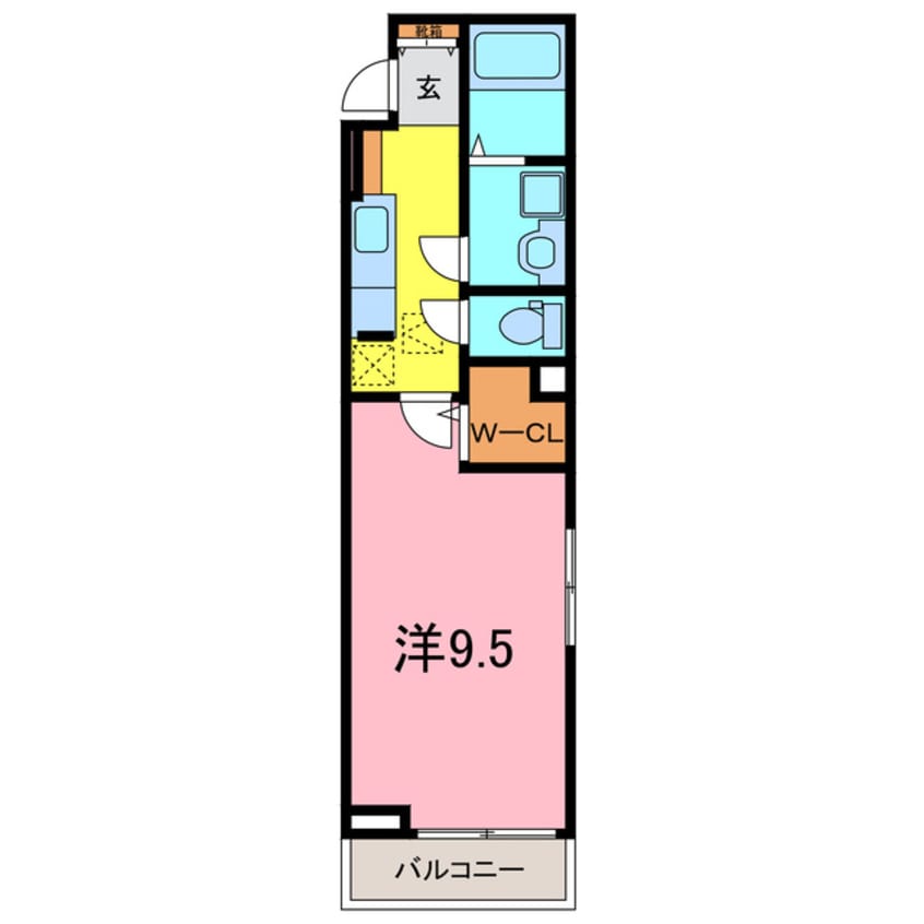 間取図 ディアコート池浦A