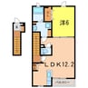 アドマーニ 1LDKの間取り