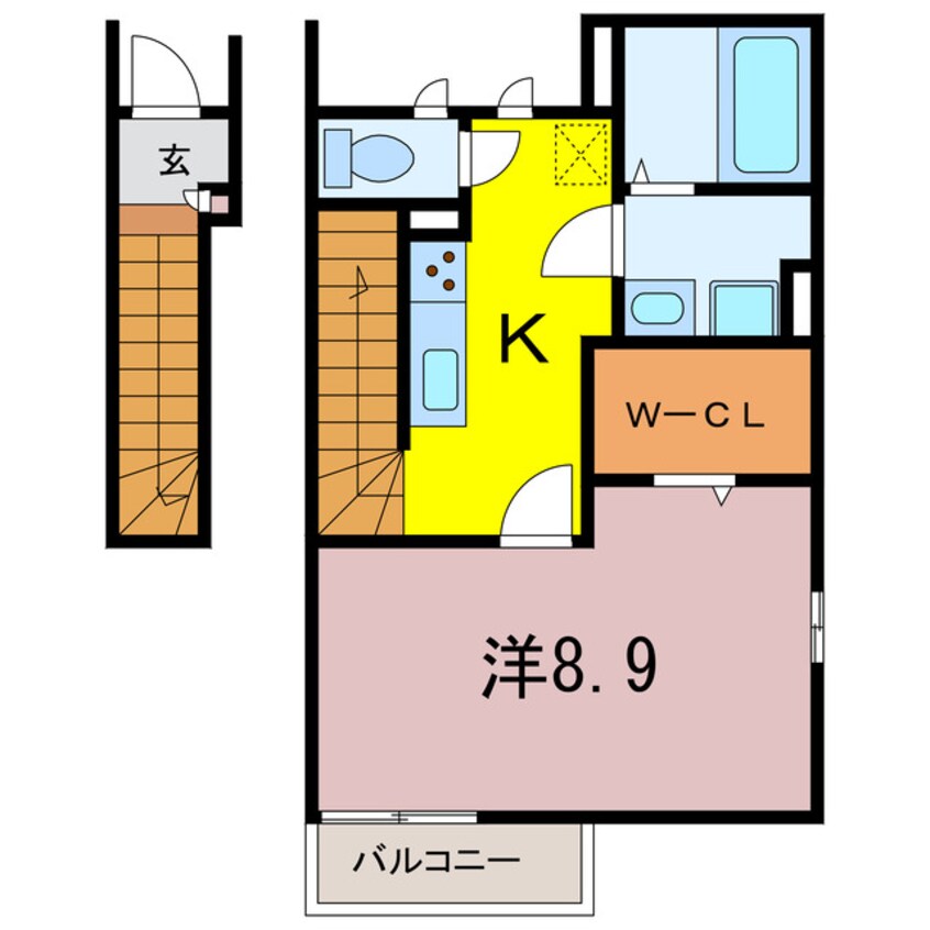 間取図 レイオーチャード中後