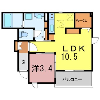 間取図 サン　リバー