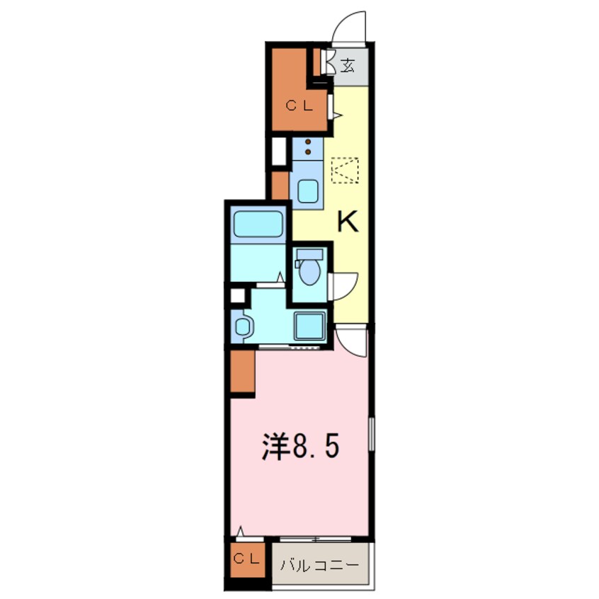 間取図 サンローラA