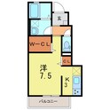クレール　鴻島の間取図